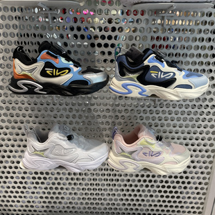 FILA斐乐童鞋 K64B411111 2025秋冬男女小童减震防滑运动复古跑步鞋