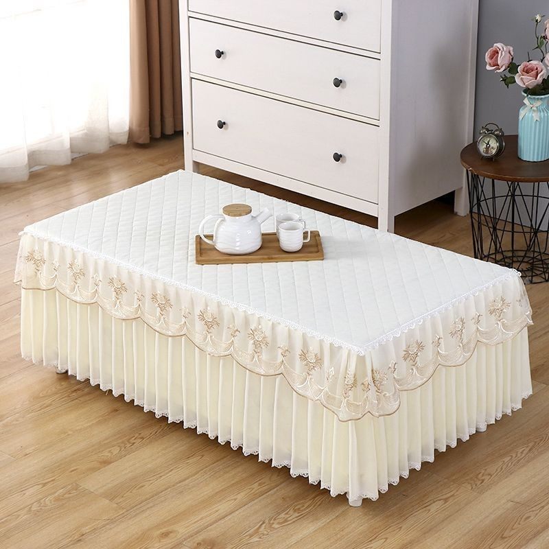 家用客厅茶几套防尘罩 蕾丝花边防滑加厚 特价餐桌布艺茶几垫2026,居家布艺,茶几垫,淘宝优惠券,粉丝福利购,淘宝优惠卷