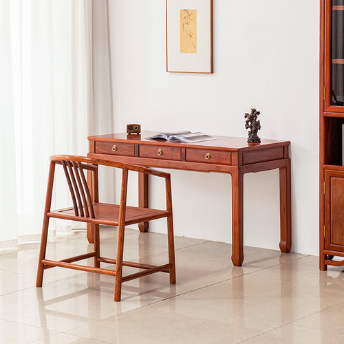 林潇馆花梨木新中式书桌