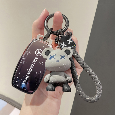 适用于奔驰汽车钥匙套高级感镜面
