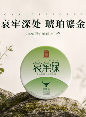 2026年普洱生茶饼哀牢绿200克