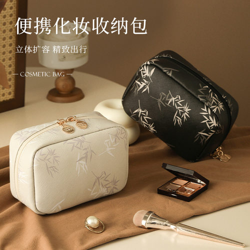 化妆包女化妆品便携式新款收纳小包分区随身防水大容量出门口红包