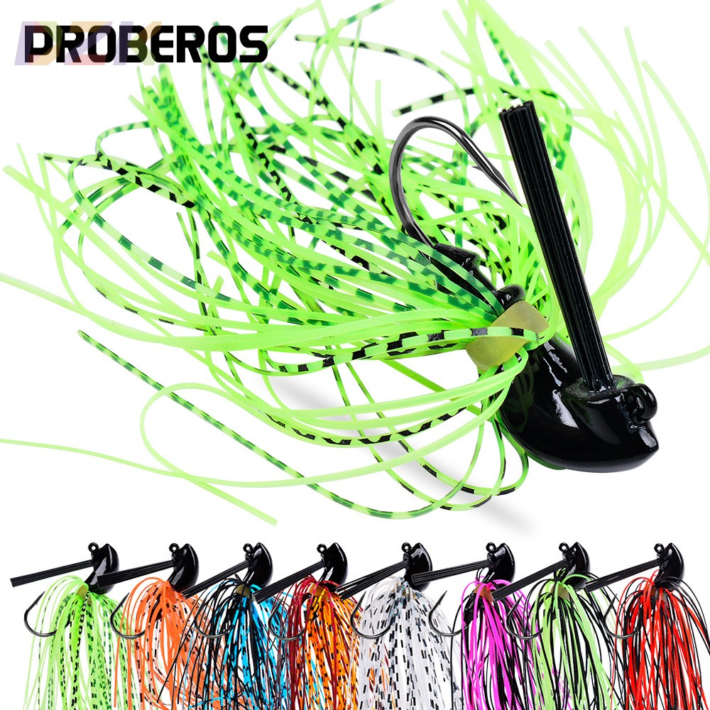 胡须佬路亚饵 防挂底7g10g14g jig挡草铅头钩 淡海水鲈鱼路亚假z2