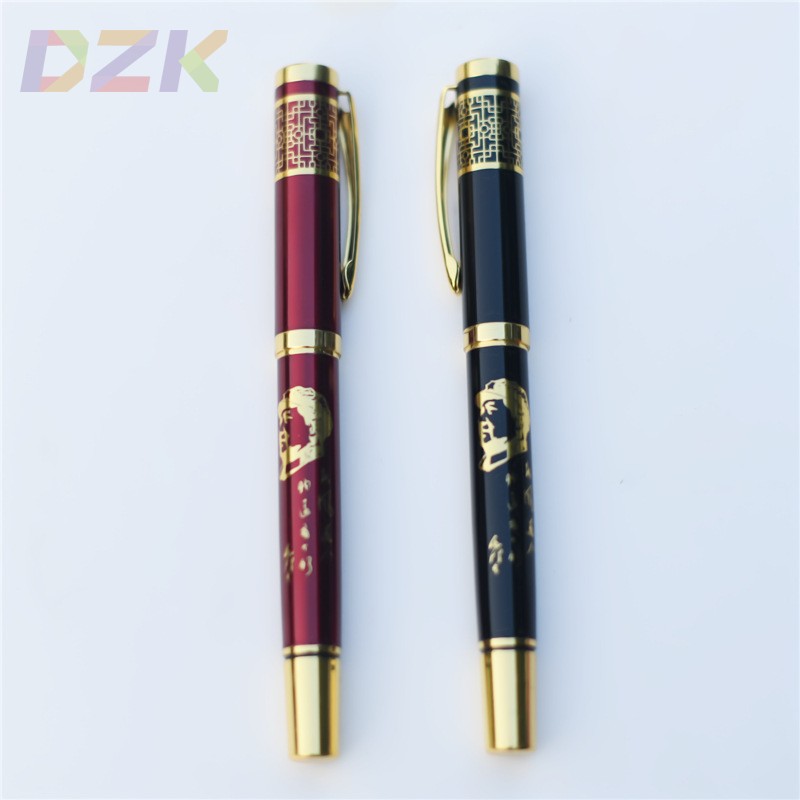 毛主席像钢笔学生头像纪念礼品毛爷爷为人民服务收藏红色饰品礼z7