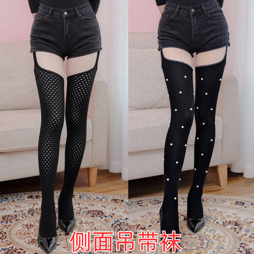 性感镂空吊带袜日常百搭连裤袜女
