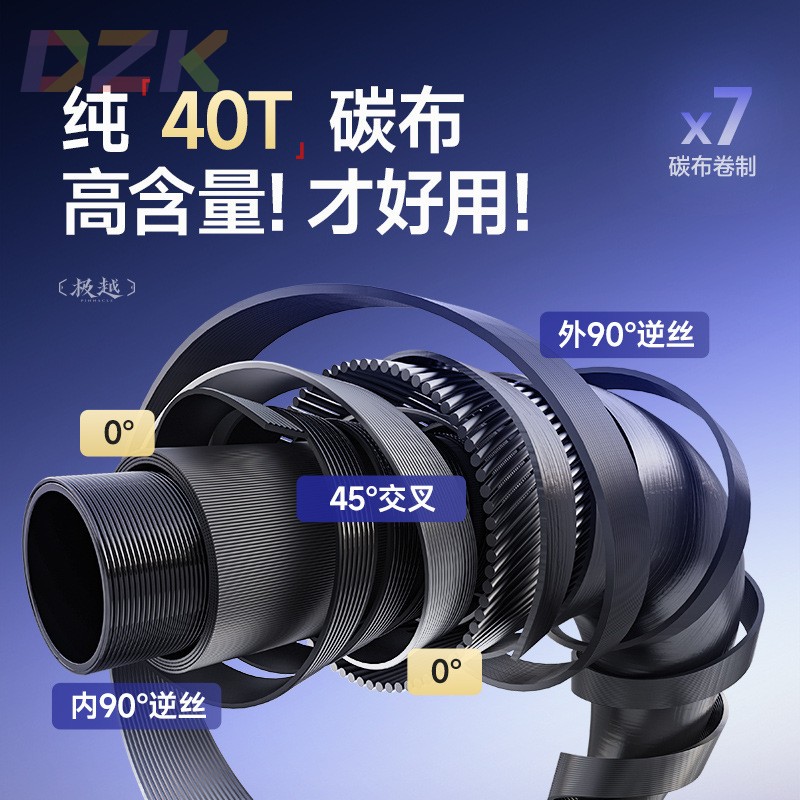 汉鼎极越轻量鱼竿大综合竿纯40T碳布台钓竿3.6-12米n9