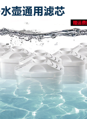 适用Bluetech聚蓝F009 F002利仁LIVEN净水壶滤芯JSH25-02复旦申花