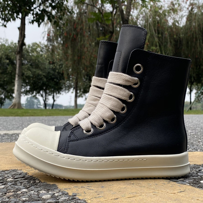 高帮鞋ROFABLED真皮男鞋子