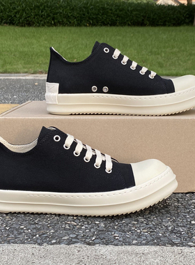 2025ss鞋子 RO FABLED低帮帆布鞋厚底板鞋运动休闲系带潮鞋女鞋子