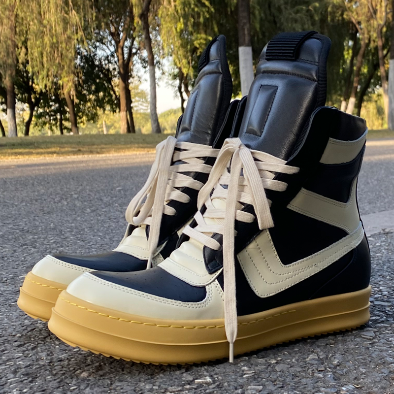 ROFABLED大钩子真皮高帮鞋男鞋