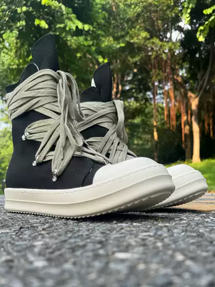 Ro Fabled Canvas Shoes Men's High-Top Shoes Five-Pointed Star Cross-Lace Casual Trendy Shoes Breathable Women's Shoes