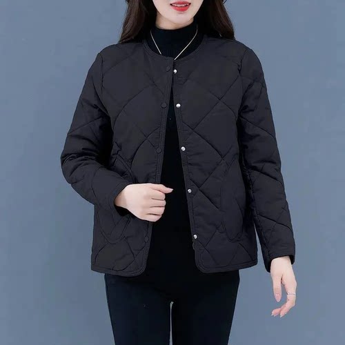 轻薄羽绒棉服女短款2025新款