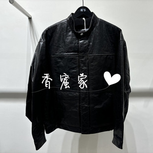 2026年春专柜正品 速写男装 真皮衣外套9Q1A13840吊牌7995 香蜜
