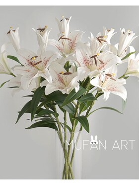 假花摆设餐桌手感电视柜客厅3头