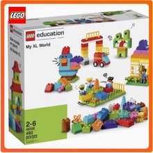 乐高教育LEGO 45028新品My XL World替代9090送孩子礼物正品现货
