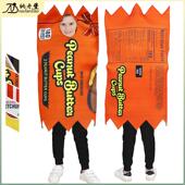 snack party funny Halloween cosplay costumes万圣节零食派对服