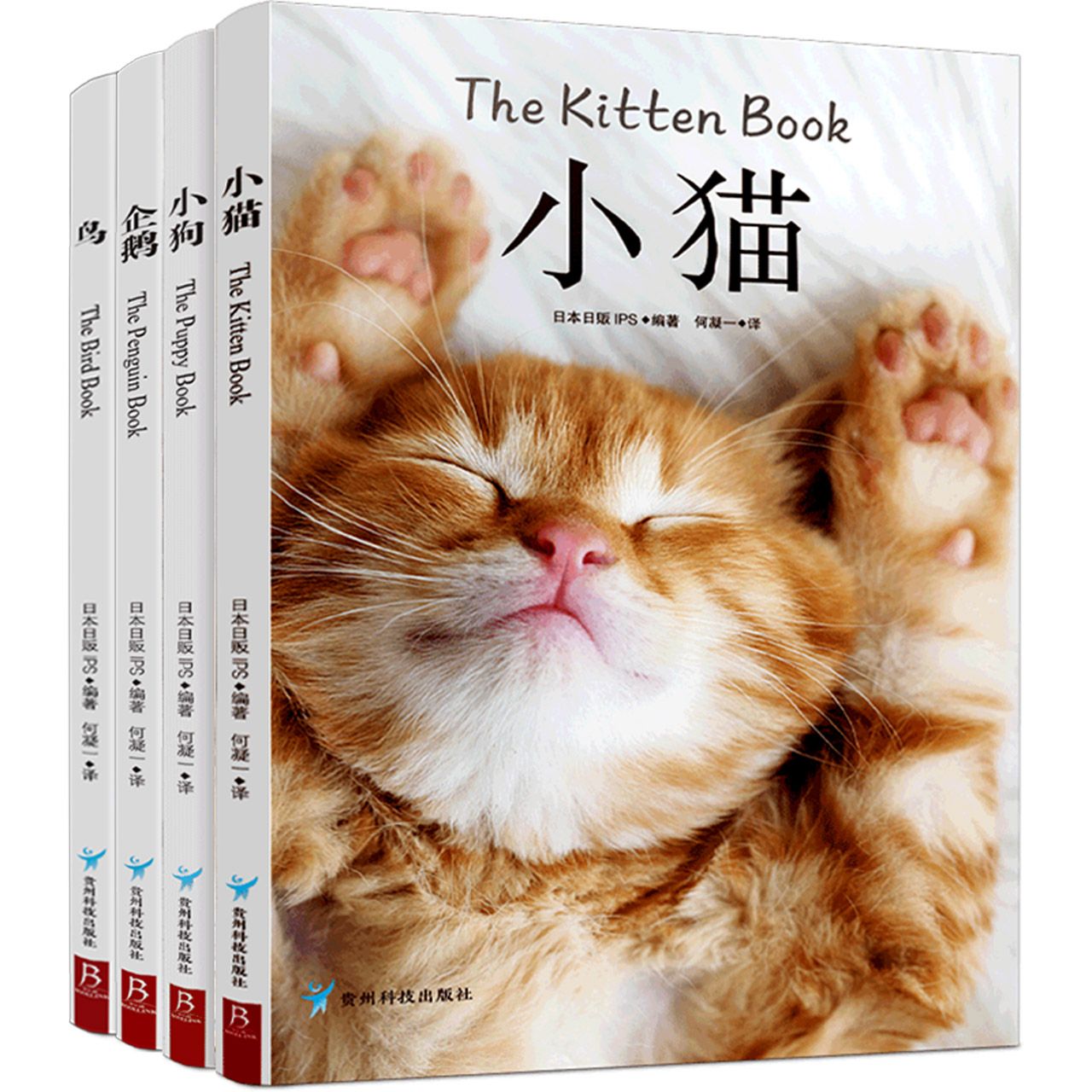 小狗小猫企鹅鸟类图鉴日贩IPS动物图鉴猫咪猫图鉴宠物猫品种图鉴世界名猫科动物鉴赏养猫指南宠物治愈系科普图鉴百科训练狗狗书籍-封面