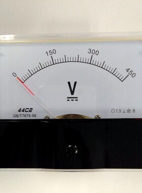 44C2 450v 500V 250V 150V 100V直流指针式电压表 开关柜表面板表