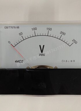 44C2  250V 450V 500V DC 250V 直流指针式电压表 电压表 44C2-V