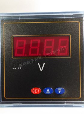 SX6L2 1000V 500V交流电压表 AC数显表 80*80 sx-6L 交流直接1KV