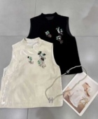 新款 26春季 重工刺绣钉珠国风马甲上衣 现货