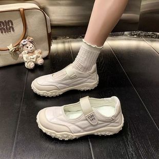 女百搭休闲运动板鞋 断码 魔术贴厚底小白鞋 2025新款 特价