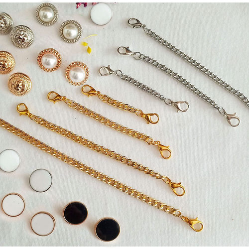 吊带裙抹胸露肩收女生装饰扣子