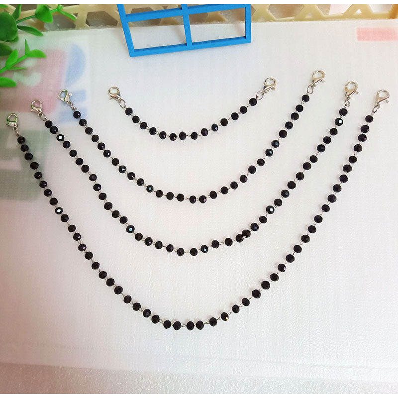 小香风V领口裙子露背装饰水晶链