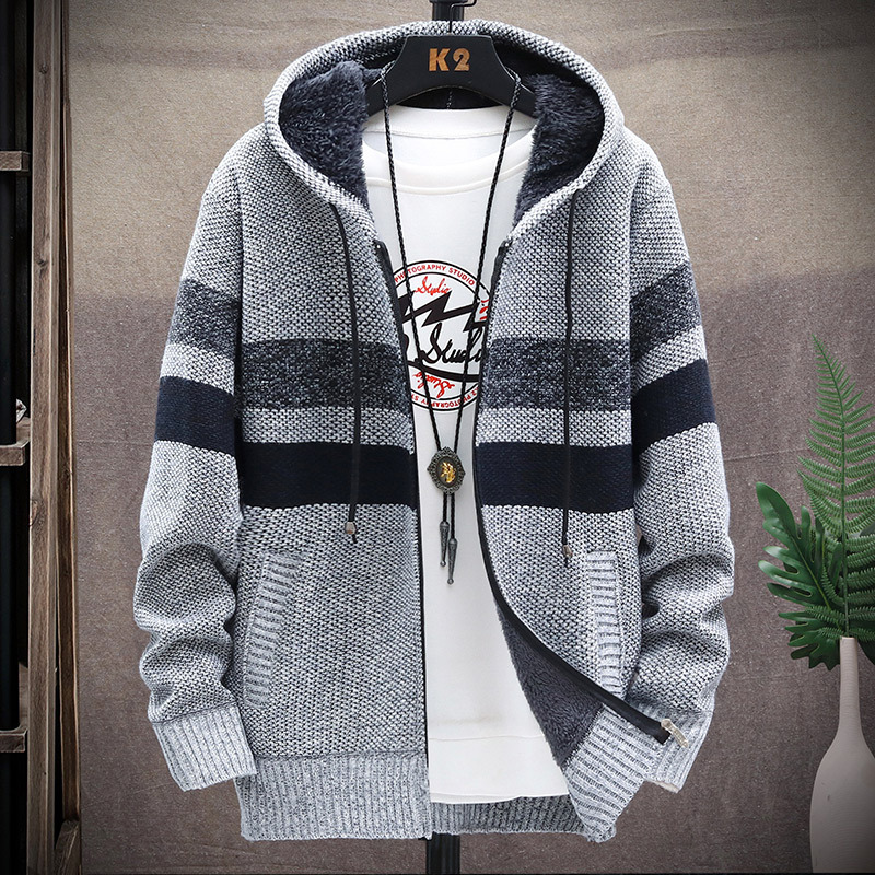 menclothes男装加绒毛衣