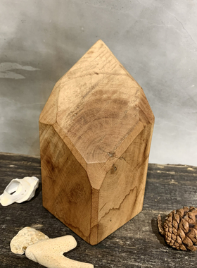 手工艺术家居陈列茶几书架床头柜摆件扩香木香薰实木原木手工切割