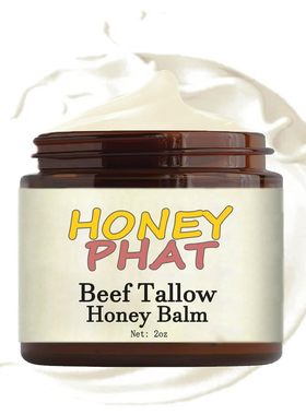 跨境Honey Phat Beef Tallow牛脂蜂蜜面部膏，保湿滋润面部