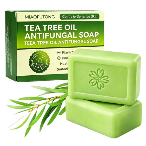 Tea tree oil soap for oil control and facial cleaning 茶树皂