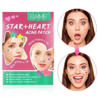 136/156Pcs New Colorful Invisible Acne Removal Pimple Patch