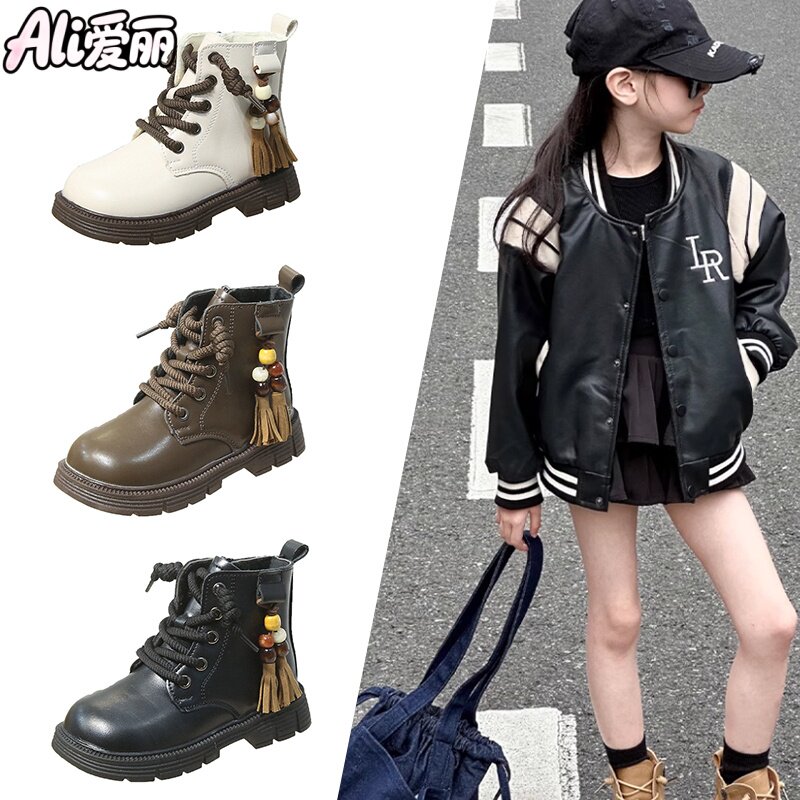 儿童马丁靴2026秋冬新款低筒皮靴