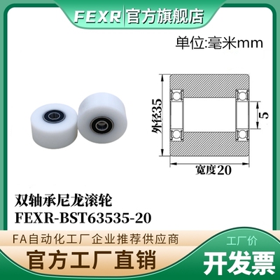 进口POM滚轮BST63535-20