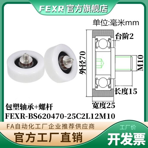 BS620470-25C2L12M10包塑轴承POM