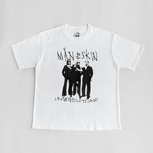 回路商店 Maneskin 乐队 250克T恤 送版画一张