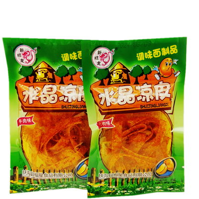 新旺龙水晶凉皮辣片金典怀旧80后90后童年解馋零食面筋小吃