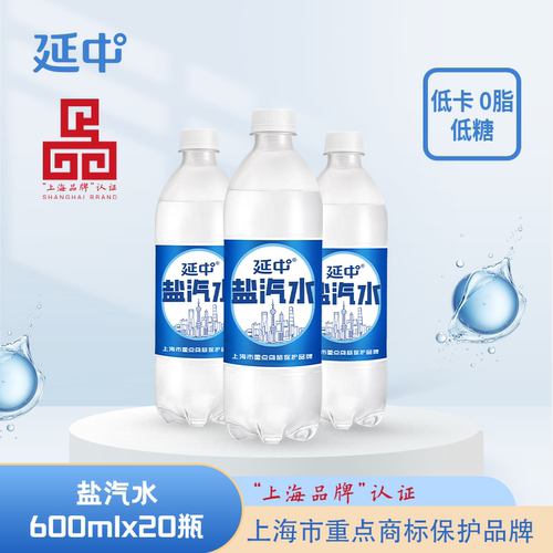 延中盐汽水600ml*20瓶官方旗舰