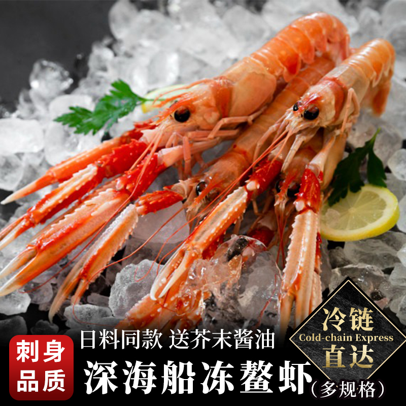 国产舟山船冻刺身海鳌虾