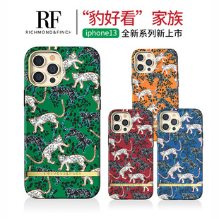 瑞典Richmondfinch绿豹适用iphone13promax苹果12手机壳11网红rf