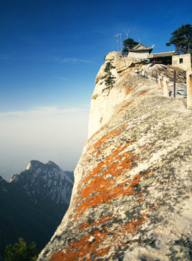 图库素材自然风光山川悬崖峭壁雪山名胜山水群山云海高清晰大图片