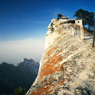图库素材自然风光山川悬崖峭壁雪山名胜山水群山云海高清晰大图片