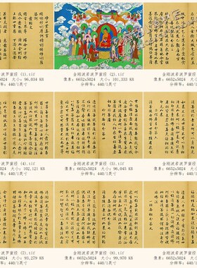 SHD06清 雍正 金刚经 世宗御笔金刚般若波罗蜜经 电子版图片素材