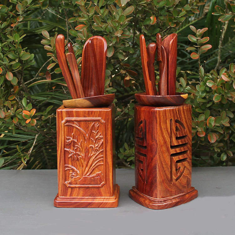 红檀木茶道六君子套装功夫茶具配件大全6君子泡茶工具茶夹茶勺