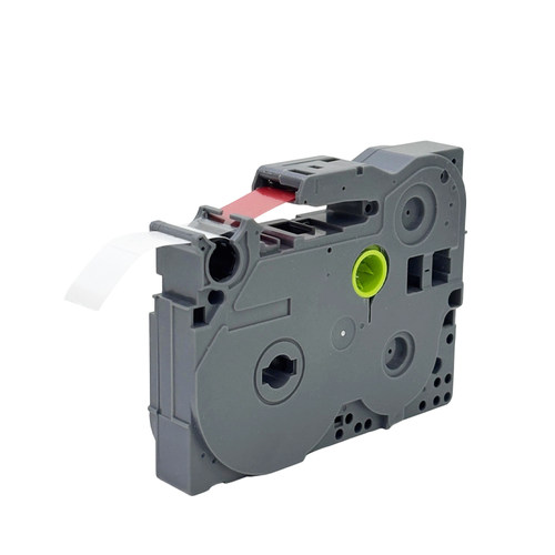 丽标(capelabel) LBZe-232 12mm*8m 标签色带 白底/红字 （计价单位：个） 适用兄弟PT-D200