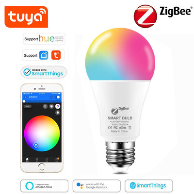 涂鸦Zigbee 3.0智能球泡灯Alexa Google Hue SmartThings支持网关