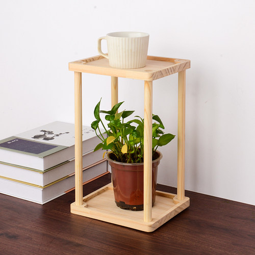 实木多功能收纳架办公室置物架