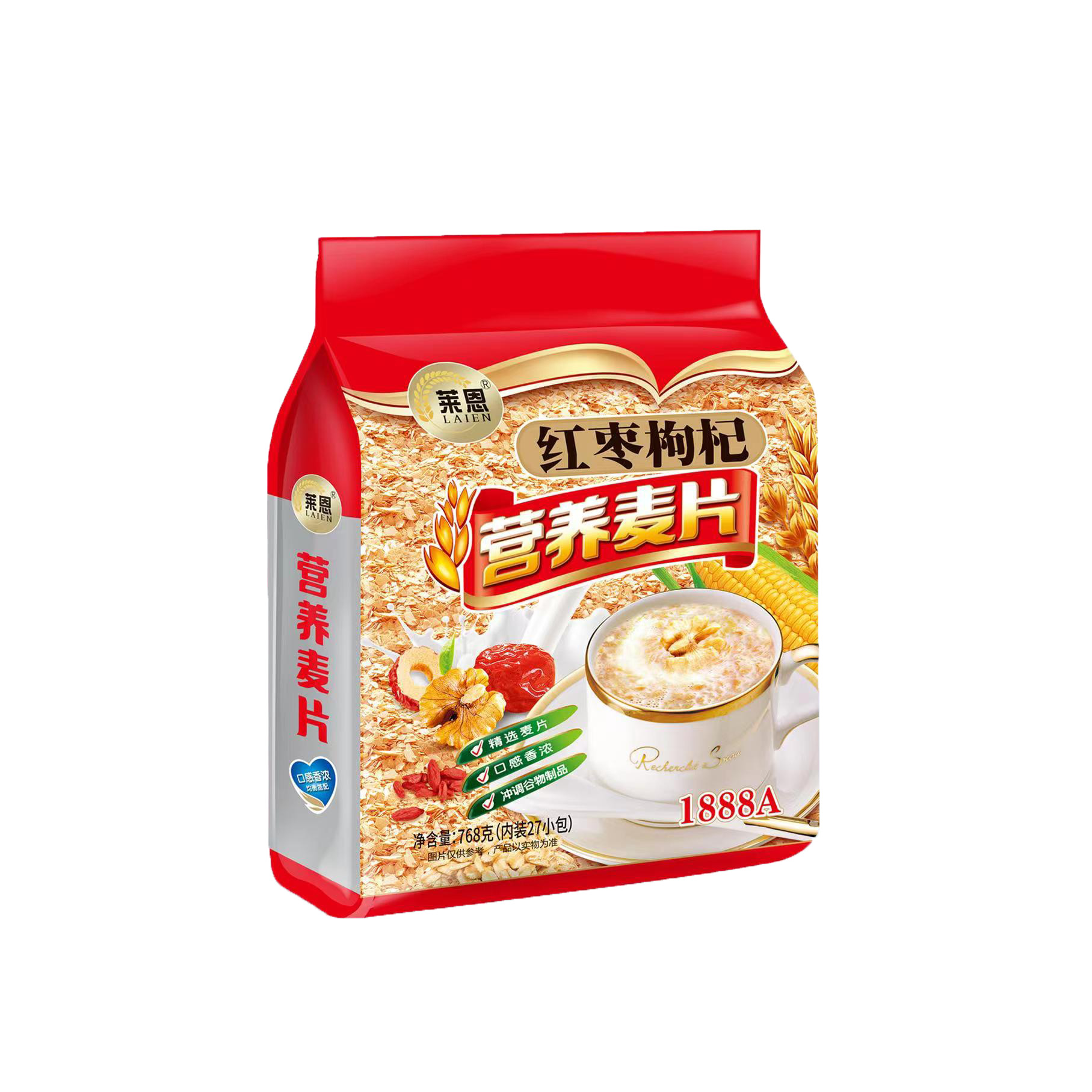 莱恩营养麦片红枣枸杞燕麦片