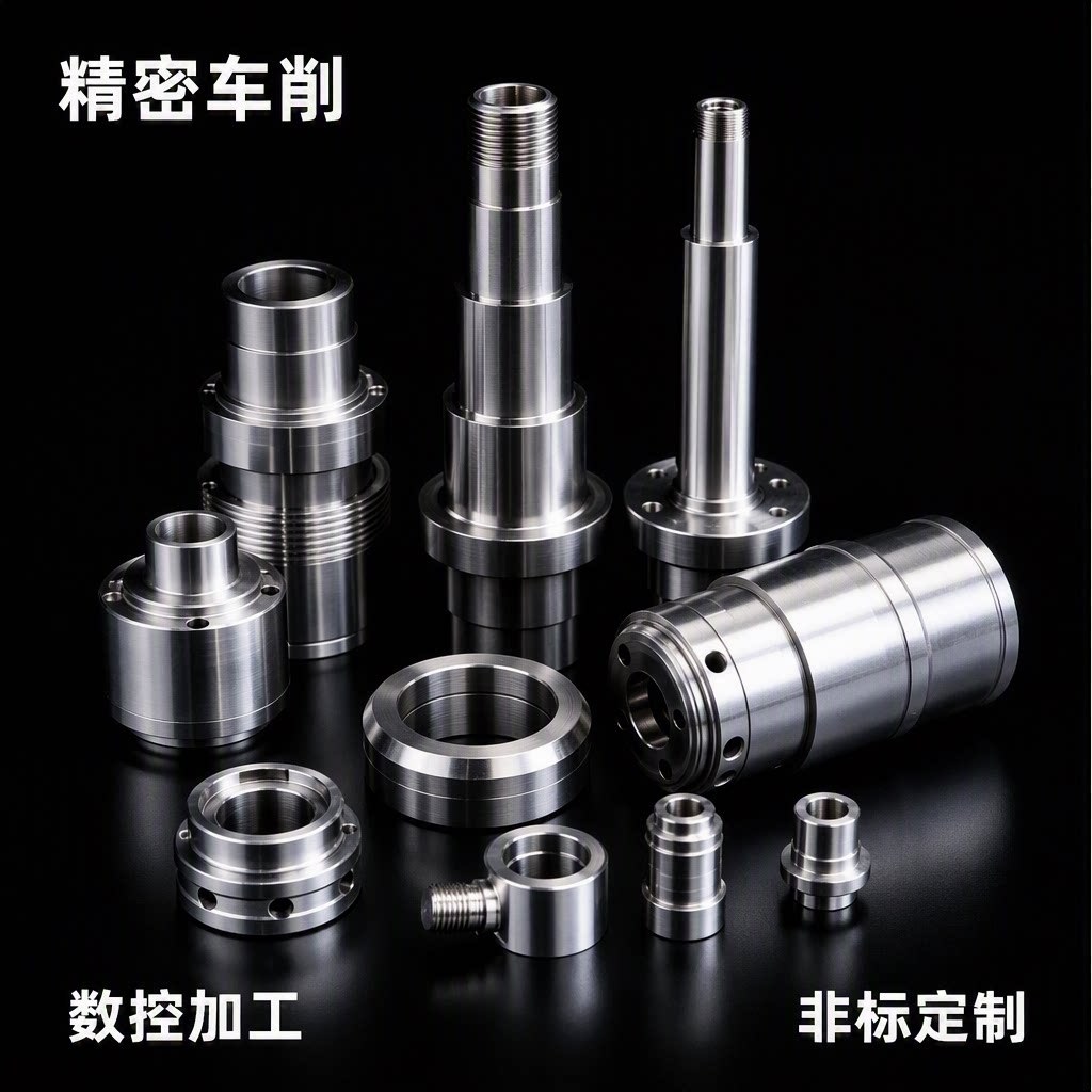 CNC加工零件非标定制数控车床精密五金配件走心机加工定制